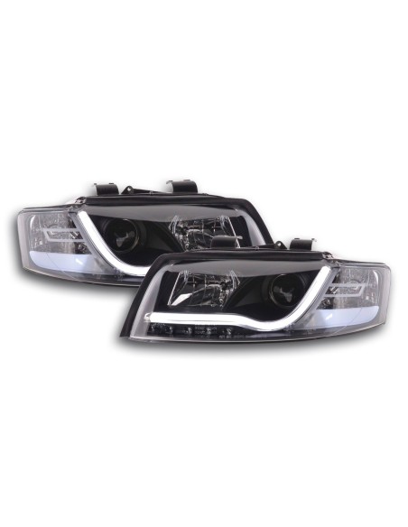 Faro Daylight LED DRL look Audi A4 tipo 8E 01-04 nero