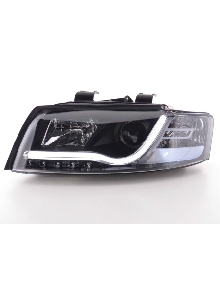 Faro Daylight LED DRL look Audi A4 tipo 8E 01-04 nero