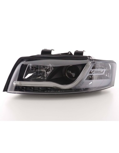 Faro Daylight LED DRL look Audi A4 tipo 8E 01-04 nero