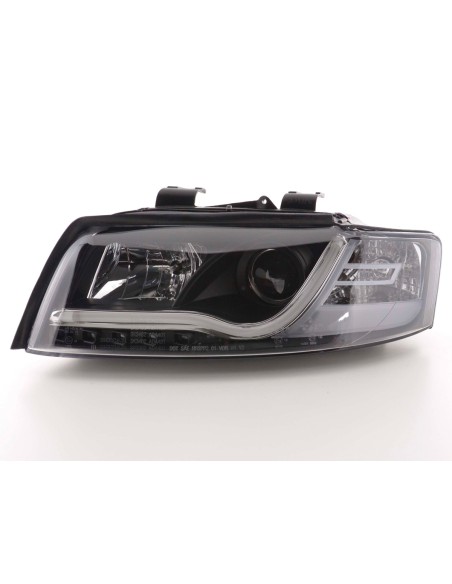 Faro Daylight LED DRL look Audi A4 tipo 8E 01-04 nero