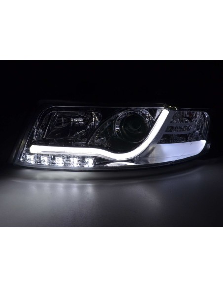 Faro Daylight Luci di marcia diurna a LED Audi A4 tipo 8E 01-04 cromato