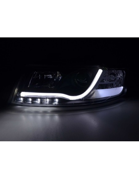 Faro diurno Luci di marcia diurna a LED Audi A4 tipo 8E 01-04 nero