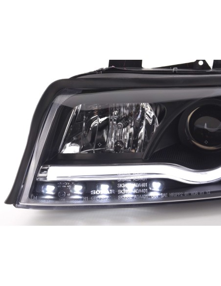 Faro diurno Luci di marcia diurna a LED Audi A4 tipo 8E 01-04 nero