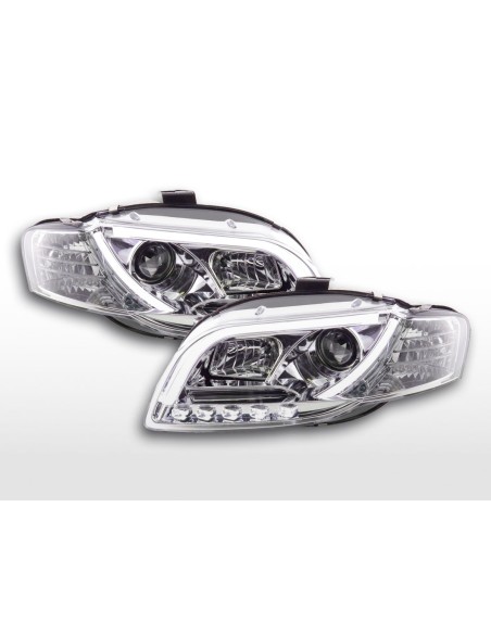 Faro Daylight Luci di marcia diurna a LED Audi A4 tipo 8E 04-08 cromato