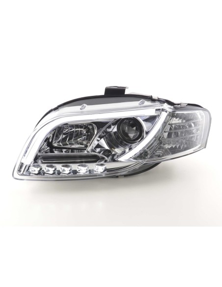 Faro Daylight Luci di marcia diurna a LED Audi A4 tipo 8E 04-08 cromato