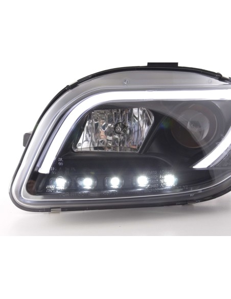 Faro diurno Luci di marcia diurna a LED Audi A4 tipo 8E 05-07 nero