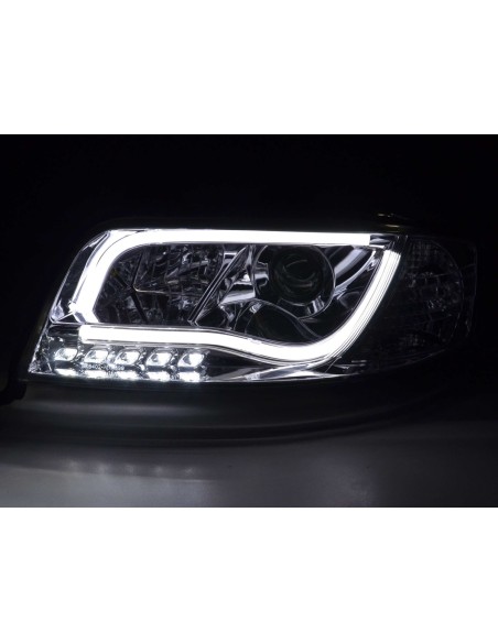 Faro Daylight Luci di marcia diurna a LED Audi A6 tipo 4B 01-04 cromato