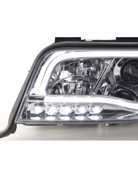 Faro Daylight Luci di marcia diurna a LED Audi A6 tipo 4B 01-04 cromato
