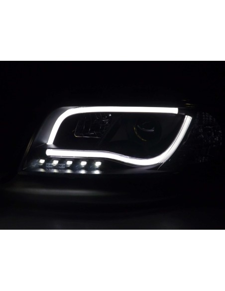 Faro diurno Luci di marcia diurna a LED Audi A6 tipo 4B 01-04 nero
