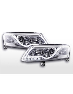Faro diurno Luci di marcia diurna a LED Audi A6 tipo 4F 04-08 cromato