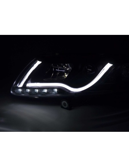 Faro diurno Luci di marcia diurna a LED Audi A6 tipo 4F 04-08 nero