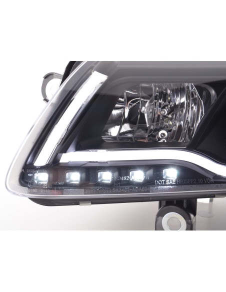 Faro diurno Luci di marcia diurna a LED Audi A6 tipo 4F 04-08 nero