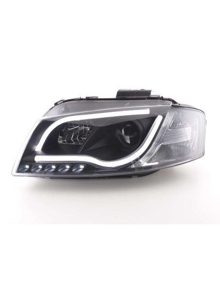 Faro diurno Luci diurne a LED Audi A3 tipo 8P / 8PA 03-08 nero