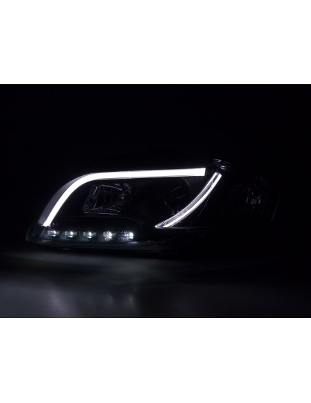 Faro Daylight Luci di marcia diurna a LED Audi A4 B7 8E 04-08 nero