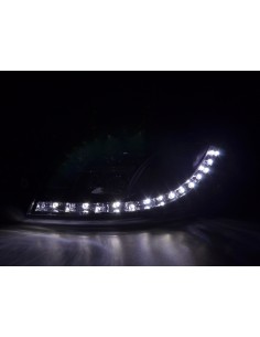Faro Daylight LED DRL look Audi TT tipo 8N 99-06 nero per guida a destra 2