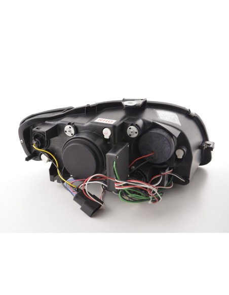 Faro Daylight LED DRL look Audi A4 tipo 8E 04-08 nero per guida a destra