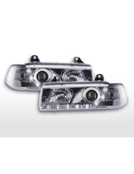 Fari Daylight Luci di marcia diurna a LED BMW 3er E36 Coupe, Cabrio 92-99 cromate