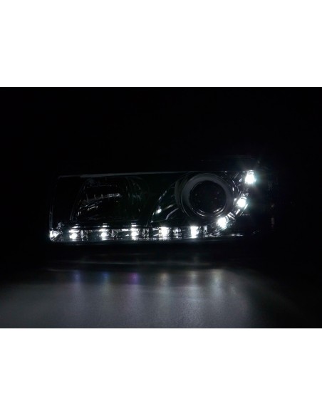 Fari Daylight Luci di marcia diurna a LED BMW 3er E36 Coupe, Cabrio 92-99 cromate