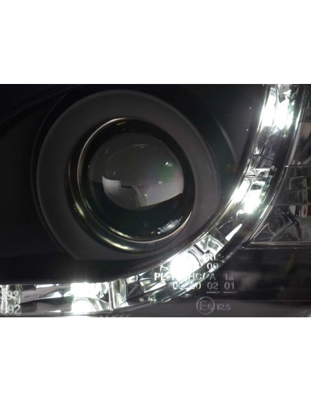 Fari Daylight Luci diurne a LED BMW Serie 3 E36 Limo / Touring nero per guida a destra