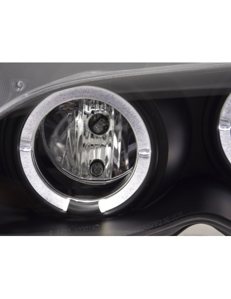 Set faro BMW Serie 3 E46 Limo / Touring 02-05 nero per guida a destra
