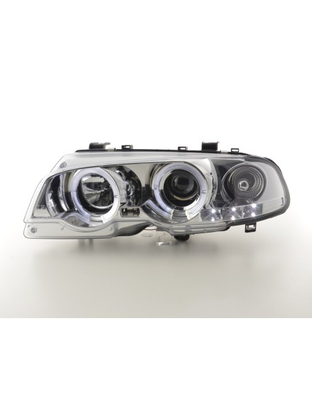Set faro BMW Serie 3 E46 Coupe / Cabrio 98-02 cromato