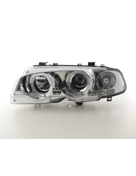 Set faro BMW Serie 3 E46 Coupe / Cabrio 98-02 cromato