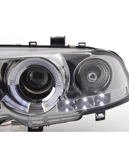 Set faro BMW Serie 3 E46 Coupe / Cabrio 98-02 cromato