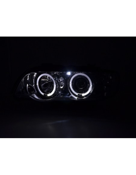Set fari BMW X5 E53 98-02 cromato