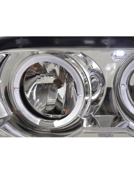 Set fari BMW X5 E53 98-02 cromato