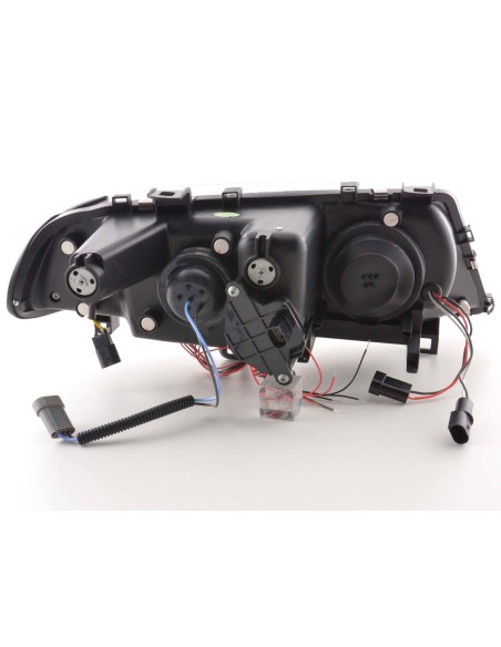 Set faro BMW Serie 3 E46 Coupe / Cabrio 98-02 nero