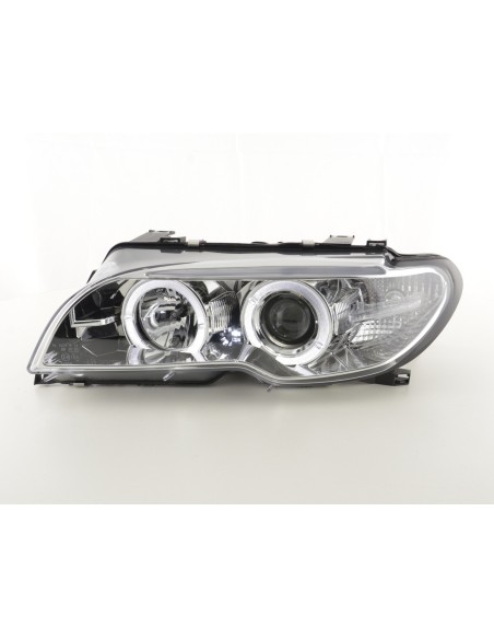 Set faro BMW Serie 3 E46 Coupe / Cabrio 03-05 cromato