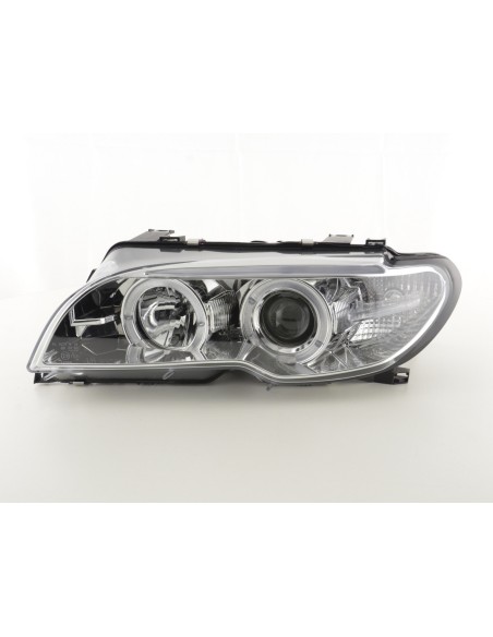 Set faro BMW Serie 3 E46 Coupe / Cabrio 03-05 cromato