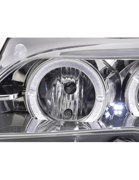 Set faro BMW Serie 3 E46 Coupe / Cabrio 03-05 cromato