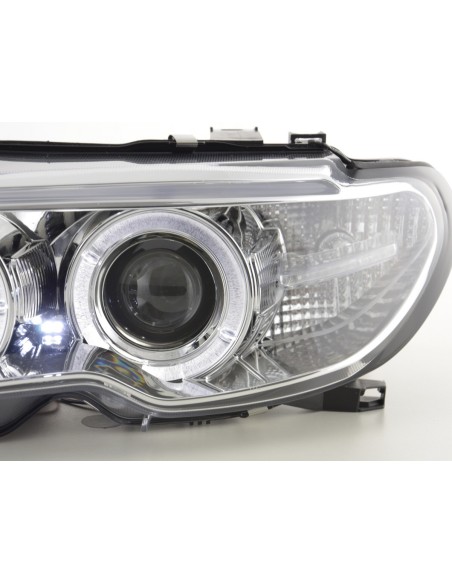 Set faro BMW Serie 3 E46 Coupe / Cabrio 03-05 cromato