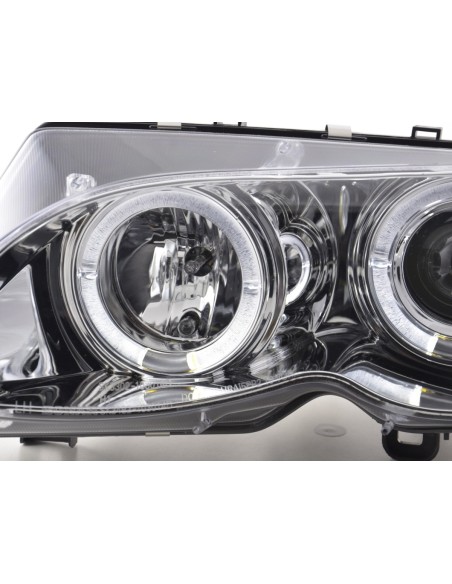 Set faro BMW Serie 3 E46 Limo / Touring 02-05 cromato