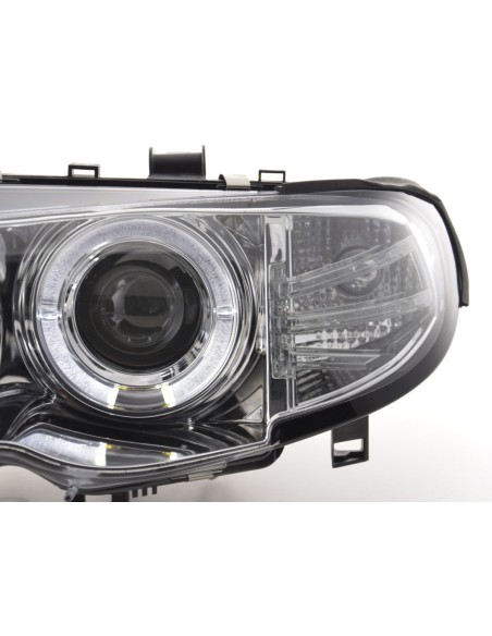 Set faro BMW Serie 3 E46 Limo / Touring 02-05 cromato