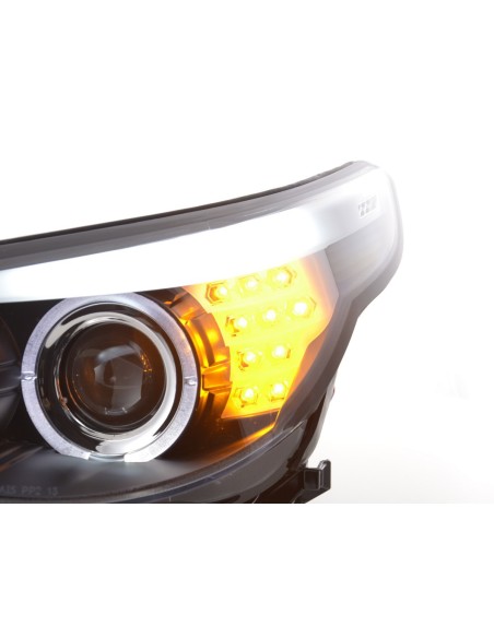 Set faro BMW Serie 5 E60 / E61 03-07 nero