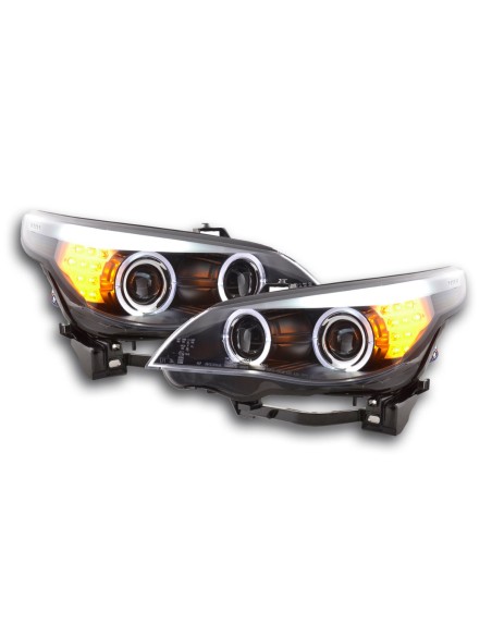 Set faro BMW Serie 5 E60 / E61 03-07 nero