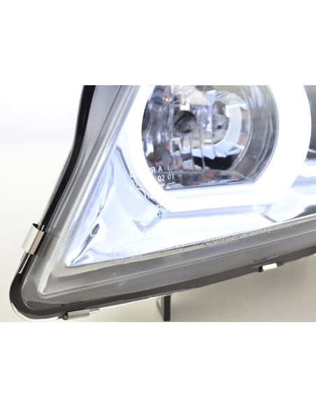 Faro Daylight LED DRL look BMW Serie 3 E90 / E91 05-08 cromato