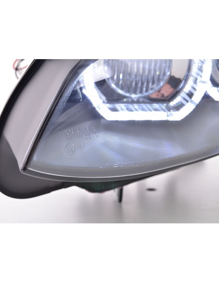 Set fari Xenon Daylight Luci di marcia diurna a LED BMW Serie 3 E92 / E93 06-10 nere