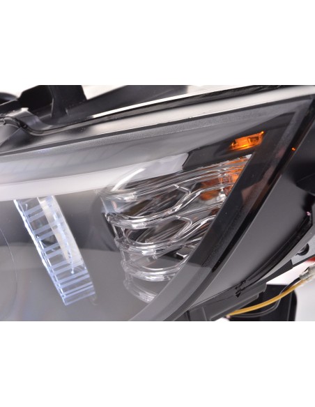Set fari Xenon Daylight Luci di marcia diurna a LED BMW Serie 3 E92 / E93 06-10 nere