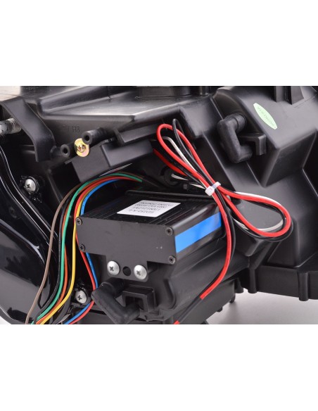 Set fari Xenon Daylight Luci di marcia diurna a LED BMW Serie 3 E92 / E93 06-10 nere