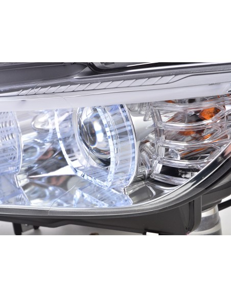 Set fari allo xeno, luce diurna a LED, luci di marcia diurna BMW Serie 3 E92 / E93 06-10 cromato