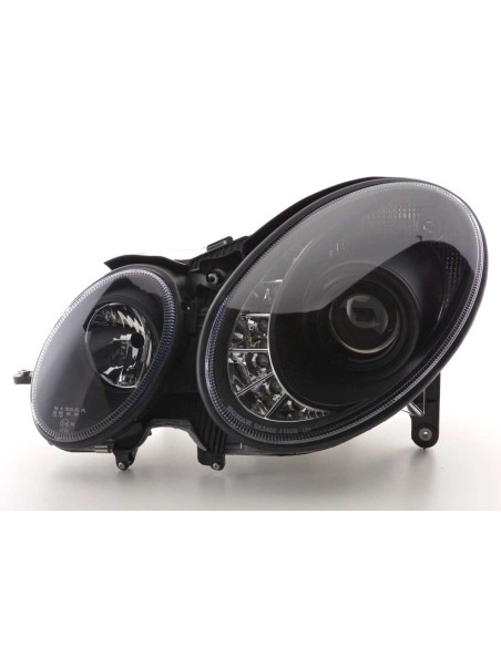 Daylight faro LED DRL look Mercedes Classe E 211 02-06 nero