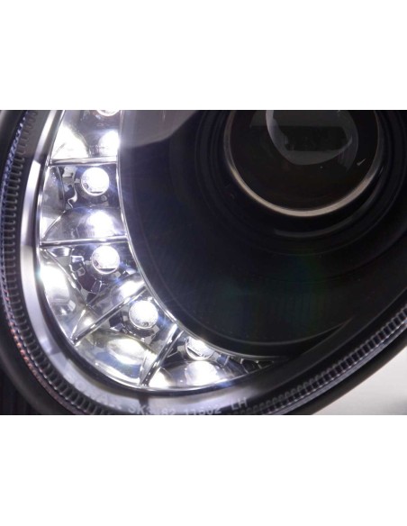 Daylight faro LED DRL look Mercedes Classe E 211 02-06 nero