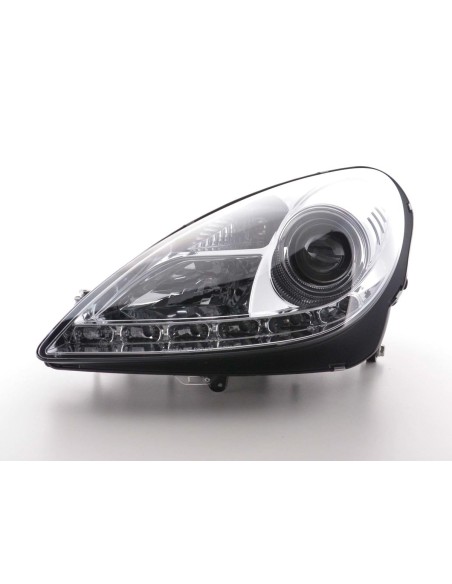 Faro Daylight LED DRL look Mercedes SLK 171 04-11 cromato