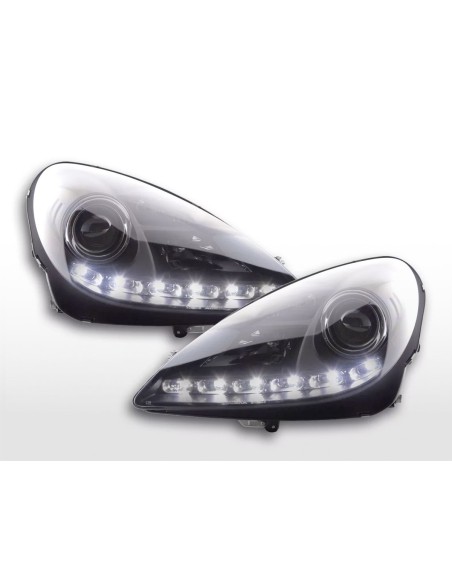 Daylight faro LED DRL look Mercedes SLK 171 04-11 nero