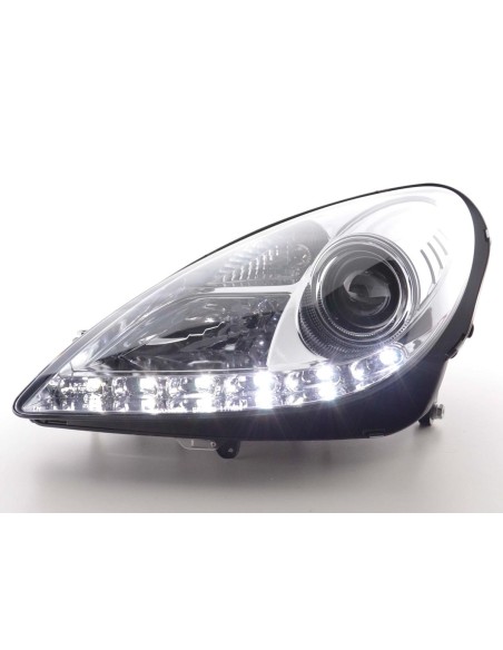 Faro Daylight LED DRL look Mercedes SLK R171 04-11 cromato