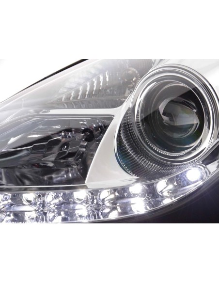 Faro Daylight LED DRL look Mercedes SLK R171 04-11 cromato