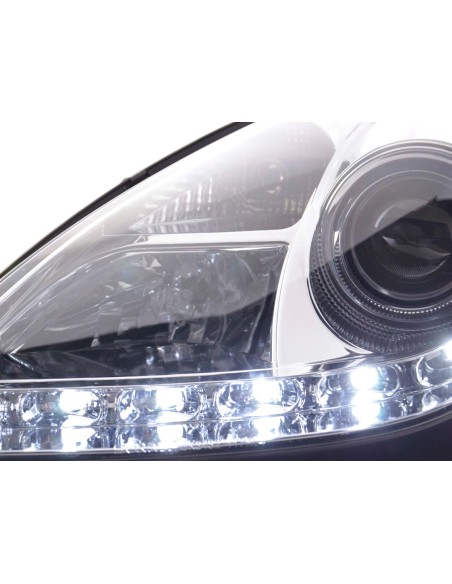 Fari Daylight Luci diurne a LED Mercedes SLK R171 cromate